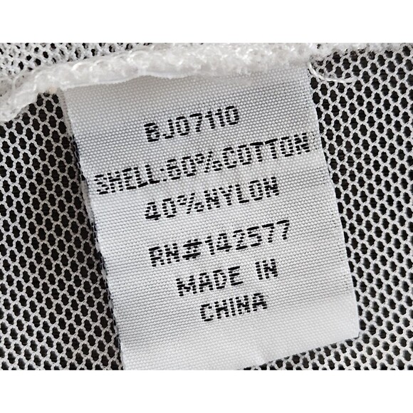 Blashe White Lace Kimono Swim Coverup Size S Tie Closure Bohemian Festival - Picture 8 of 8